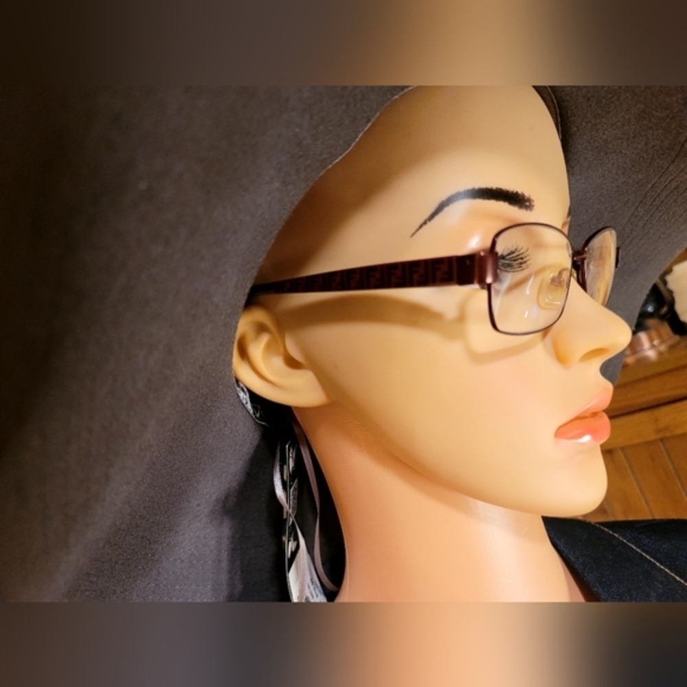 Lunettes Fendi Marron Eyeglass‎ frames - Picture 3 of 15
